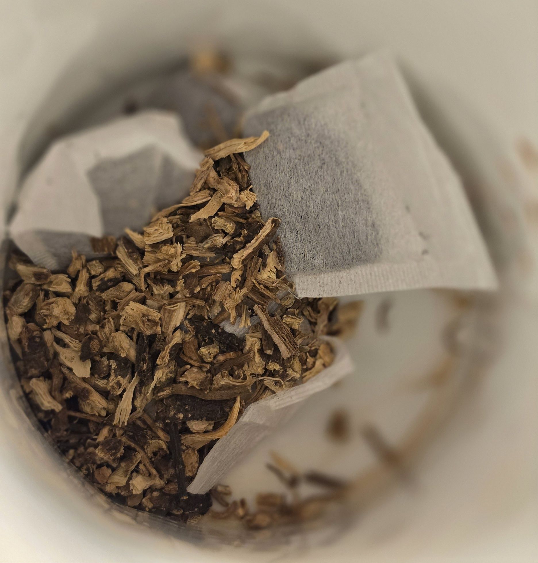 image of holistic health tea bag containing Echinacea