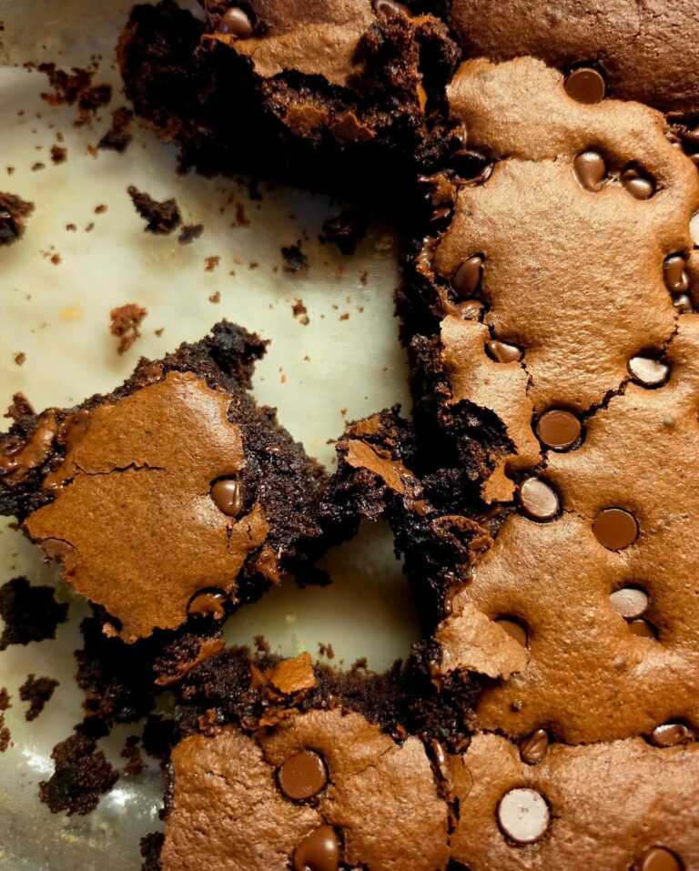 Image of a holistic health coach approved chocolate chip brownie available in Colorado Springs